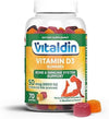 Vitamin D3 Gummies – 2.000 IU per Serving – 70 Chewable Gummies (1-Month Supply); Fruit Flavour – Vitamin D for Bone Health & Immune System Support – Gluten Free – for Kids & Adults