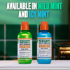 Alcohol Free Mouthwash. Dentist Formulated Oral Rinse for 12 Hours of Fresh Breath, Icy Mint Flavour, 500 ml