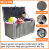 Outdoor Garden Storage Box, Waterproof Box, Outside Storage Box, Outdoor Storage Box, Patio Storage Box, Storage Cabinet, Outdoor Cushion Storage, Deck Storage, 270 Litre, Fully Guarnteed