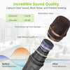 UHF Rechargeable Wireless Microphones Dual Cordless Microphones and Receiver Long Hours Working with 3-IN-1 Charging Cable Karaoke Mic Set for Singing Church Wedding DJ Karaoke Party