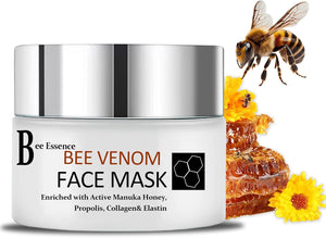 Bee Venom Anti Aging Face Mask, Bee Venom Collagen Mask - Pure Natural Bee Venom Cream Hydrating Face Mask - Face Masks Skincare Reduce Wrinkles & Fine Lines, Improve Skin Elasticity