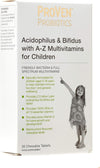 Lactobacillus and Bifidus with A-Z Multivitamins Child Tablets - Pack of 30