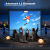 Mini Projector, 2024 Upgraded 15000L WiFi Bluetooth Projector, Portable Projector HD 1080P Supported, Home Theater Video Projector Compatible with TV Stick/HDMI/USB/AV/Laptop/iPhone/Android