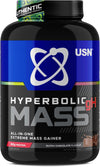 Hyperbolic Mass Dutch Chocolate 2kg: High Calorie Mass Gainer Protein Powder for Muscle Building and Weight Gain - Improved Formula & Flavour with 7.5g Creatine Monohydrate and Less Sugar