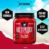 Nutrition N.O.-Xplode Pre Workout Powder Food Supplement, Energy and Focus Booster with Caffeine, Amino Acids, Vitamin C and Zinc, Red Rush Flavour, 50 Servings, 650 g