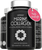 Marine Collagen Capsules 2200mg - with Hyaluronic Acid & Vitamin C - High Strength Collagen Supplements for Women & Men - 120 Collagen Tablets - Premium Hydrolysed Collagen Complex Skin Hair Joints