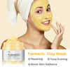 ANAiRUi Clay Face Mask Kit, Turmeric Clay Mask - Green Tea Face Mask - Dead Sea Minerals Mud Mask, Spa Facial Mask Set for Deeply Cleansing, Detoxing and Controlling Oil, 210g