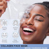 Collagen Mask Overnight Face Mask,8PCS Bio Deep Collagen Mask,Collagen Face Mask For Hydrate, Wrinkles, Glow & Rejuvenating Skin Face Masks Skincare Sheet Masks Multipack,Korean Face Mask