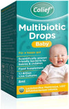 Multibiotic Drops Baby| 2 Probiotic Strains Lactobacillus Rhamnosus &Bifidobacterium Infantis | Suitable from Birth |1.1 Billion Live Cultures for Newborns | 8ml (1)