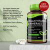 Vegan Multivitamins & Minerals - Essential Mix to Support a Vegan Diet - 4 Month Supply of High Strength Vitamin B12, Vitamin D3, DHA, Iodine, Iron & Zinc - Made in The UK by