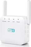 2024 Newest WiFi Extender, WiFi Booster, wifi extender booster Covers Up to 3800 Sq.ft and 45 Devices, Internet Booster - with Ethernet Port, Quick Setup, Home Wireless Signal Booster, UK plug (White)