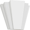 Art Deco, Plaster Up/Down White Paintable Wall Light G9 Socket, Ideal for Living Room, Kitchen, Bedroom, Hallway, Hotel