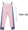 24 Pack Trouser Skirt Hangers - 30cm Pants Jeans Shorts Hanger with with Adjustment Non - Slip Metal Grip Clips, Space Saving, Sturdy Lightweight, for Kids, Children, Adults