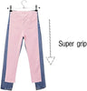 24 Pack Trouser Skirt Hangers - 30cm Pants Jeans Shorts Hanger with with Adjustment Non - Slip Metal Grip Clips, Space Saving, Sturdy Lightweight, for Kids, Children, Adults