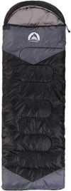 - Sleeping Bag 3-4 Seasons (Summer, Spring, Fall, Winter) Warm & Cool Weather - Lightweight,Waterproof Indoor & Outdoor Use for Kids, Teens & Adults for Hiking, Backpacking and Camping