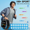 Smart Watch for Men Women Answer/Make Calls, 1.91" HD Fitness Watch Smartwatch with Heart Rate Sleep SpO2 Monitor, 110+ Sports Step Counter, IP68 Waterproof Fitness Activity Trackers for Android iOS