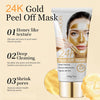 24K Gold Peel Off Face Masks, Blackhead Remover Mask, Face Masks Skincare Peel Off, Oil Control, Shrink Pores, Deep Cleansing Face Mask, Peel Off Mask for Man & Women