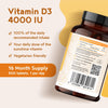 Vitamin D Tablets 4000 IU - 500 Vegetarian Vitamin D3 Tablets [16 Month Supply] | High Strength VIT D | Supports Immune System and Bone Health |