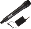 RJWM33-BK Highfidelity Wireless Microphone for karaoke and home Black