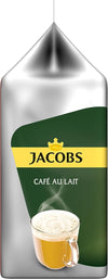 Jacobs Café Au Lait Coffee Pods x16 (Pack of 5, Total 80 Drinks)