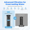 Water Filter Tap WD-FC-01, NSF/ANSI Standard Certified Tap Water Filter System with Ultra Adsorptive Material, Reduces Chlorine and Odor - Fits Standard Faucets (1 Filter Included)
