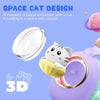 Kids Bluetooth Headphones for Girls, 3D Cat Headphones with LED Light, 2 in 1 Wired/Wireless Childrens Headphones with Mic, Portable Over-ear Headphone for iPad/Kindle/Tablet, with Gift Box