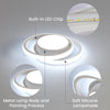 LED Ceiling Lights, 32W 2350LM Lighting Fixture, Dia 28cm Round Modern Design Ceiling Lighting for Hallway Balcony Bedroom Corridor, Cold White 6500K