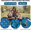 Self Inflating Camping Mat, 9CM Portable Ultralight Inflatable Sleeping Mat with Foot Pump and Pillow, Compact Waterproof Connectable Double Camping Mattress for Hiking, Backpacking