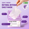 Retinol Intense Daily Mask - 30 Sheets (11.8 Oz) - Bio Collagen Beauty Face Masks Skincare - Hydrating Overnight Retinal & Retinol Sheet Mask - Vegan-Friendly Glass Skin Korean Beauty Care