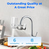 Water Filter Tap WD-FC-01, NSF/ANSI Standard Certified Tap Water Filter System with Ultra Adsorptive Material, Reduces Chlorine and Odor - Fits Standard Faucets (1 Filter Included)