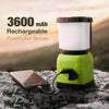 Camping Light Rechargeable, 1300 Lumen Camping Lantern for Tents, Dimmable 4 Modes, Tent Lights with 3600mAh Power Bank, Camping Accessories, Rechargeable Lantern for Outdoors, Emergency