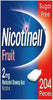 Nicotine Gum, Quit Smoking Aid, Fruit Flavour, 2 mg, 204 Pieces