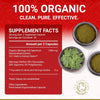 Moringa Capsules - Powerful Organic Moringa Leaf Capsules | Certified Organic by Soil Association | UK Made Ayurvedic Moringa Powder Supplement | Green Superplant Extract | 60 Easy Swallow Capsules