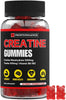 Creatine Gummies 5000mg | - 1 Month Supply. Strawberry Flavoured, Vegan, Sugar-Free Muscle Growth Supplements for Enhanced Performance & Recovery