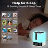 Bedside Lamp with Alarm Clock Bluetooth Speaker Night Light, Kids Touch Lamp with Sound Machine, Dimmable LED Colour Changing Light for Bedroom, Gifts for Teenage Girls Boys 10 11 12-18 Year Old