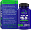 Immune Support Daily Probiotic for Men & Women, 40 Billion CFU & 6 Strains, Includes Vitamin C, Zinc & Echinacea, 30 Capsules, Vegan & Non-GMO