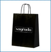 Branded Twisted Handle Paper Bags - We Print And Ship - 250 units start from only £117 inc vat