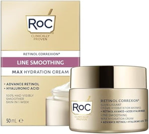 - Retinol Correxion Line Smoothing Max Daily Hydration - Intensive Anti-Wrinkle & Anti-Aging Moisturiser - 48-Hour Moisture - Hyaluronic Acid & Pure  Retinol - 50 ml