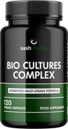 Bio Cultures Complex Probiotics & Prebiotics - 435 Billion CFU - 4 Months Supply - for Women & Men - Lactobacillus Acidophilus, Bifidobacterium, Rhamnosus & Reuteri - Advanced Multi-Strain