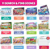 Preschool Learning Activities - Search and Find for Children, Perfect for Kids, Craft Set for toddlers, Spot it Games, Gifts for Girls and Boys, Educational Toys for Age 3, 4, 5, 6 Year Olds