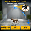 Battery Powered Outdoor Lights, 240 Led Security Lights Outdoor Motion Sensor PIR, IP65 Waterproof Outdoor Wall Lights Wireless Flood Lights Indoor for Gardern Yard Porch Garage, 1 Pack