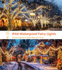 Fairy Lights Plug in Waterproof, 50M 500LED Long Christmas Tree Lights, Christmas Lights Outdoor with Remote/4 Brightness/8 Modes/Timer, Fairy Lights Mains Powered for Bedroom/Party/Xmas Decorations