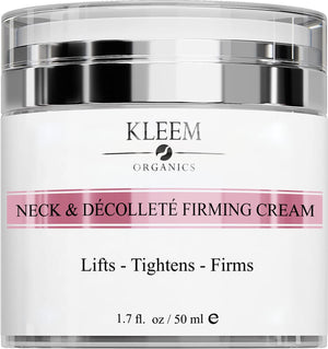 Neck Firming Cream with Peptides & Retinol – Anti-Aging Moisturiser for Sagging Skin, Wrinkles & Fine Lines – Hydrating Neck & Décolleté Cream – EWG Certified, Vegan & Cruelty-Free – 50ml