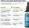 Ionic Zinc Sulphate Liquid Ultra Pure & Concentrated - 50ml, Immune & Fertility Support, Skin, Hair & Nails, Superior to Vimergy and Eidon, High Absorption, Made in UK by