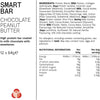 Nutrition Smart Protein Bar Low Calorie, Nutritional Protein Bars/Protein Snacks, High Protein Low Sugar, Chocolate Peanut Butter Flavour, 20g of Protein, 64g Bar (12 Pack)