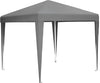 3x3Meter Instant Heavy Duty Pop Up Gazebo, Folding Garden Camping Party Tent Canopy Marquee with Roller Bag, Stakes and Ropes for Patio Markets Beach (Grey)
