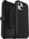 Defender Case for iPhone 15 / iPhone 14 / iPhone 13, Shockproof, Drop Proof, Ultra-Rugged, Protective Case, 5x Tested to Military Standard, Black