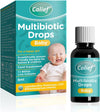 Multibiotic Drops Baby| 2 Probiotic Strains Lactobacillus Rhamnosus &Bifidobacterium Infantis | Suitable from Birth |1.1 Billion Live Cultures for Newborns | 8ml (1)