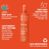 SVR SUN SECURE Face and Body Sunscreen SPF 50+ Ultra-Light, Very High Protection Sun Cream Spray for Hypersensitive Skin, Invisible Finish, Water-Resistant, Biodegradable, Reef-Safe, All Ages, 200ml