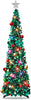 Christmas Tree, 5ft Collapsible Pop up Christmas Tinsel Tree with Stand Tinsel Coastal for Holiday Xmas Decorations,Home Display, Office Decor